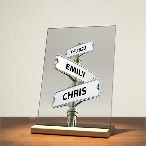 Street Sign Acrylic Plaque